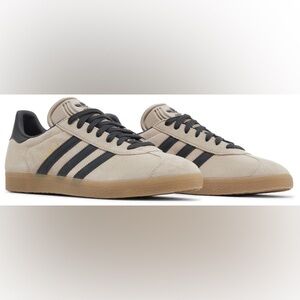 adidas Stadt Men’s Size 11 Gray/Carbon/Brown Suede Terrace Sneakers NIB
